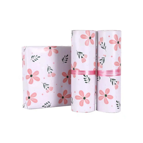 50-Pack Waterproof Plastic Mailing Bags for Clothing Logistics, Custom Logo Options, Shipping Postal Pouches