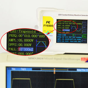 100MHz Dual-Channel DDS Function Arbitrary Waveform Generator Pulse Signal Source Fy6900