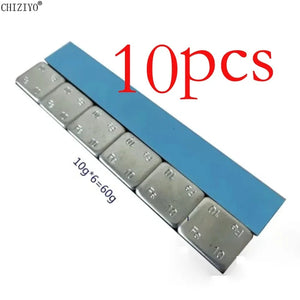 0.6kg Tire Balancing Blocks 5g/10g, Auto Steel Rim Hub Adhesive Weights