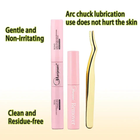 DIY Lash Extension Kit: Cluster Lashes, Remover & Tweezers Set