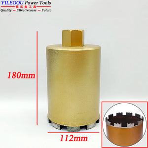 "180mm Diamond Core Drill Bit Set with SDS Adapter for Concrete & Bridge Drilling"