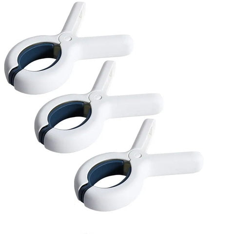 Baby Stroller Clip for Car Seat Accessories - Plastic Toy Peg Hook, Blanket & Mosquito Net Holder