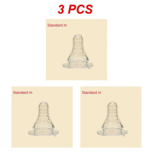 1-10 Pack Baby Pacifier Nipples Wide Bore Spiral Frosted Non-Irritating Thickened Safe Real-Feel