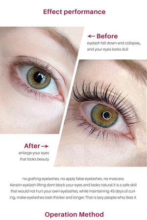 10-Piece Lash Lift Kit, 5-8 Min Fast Perm for Long-Lasting Curl
