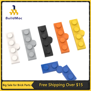 10-Pack Swivel Hinge Plates 1x4 Building Blocks Compatible with Leading Kids' Construction Sets