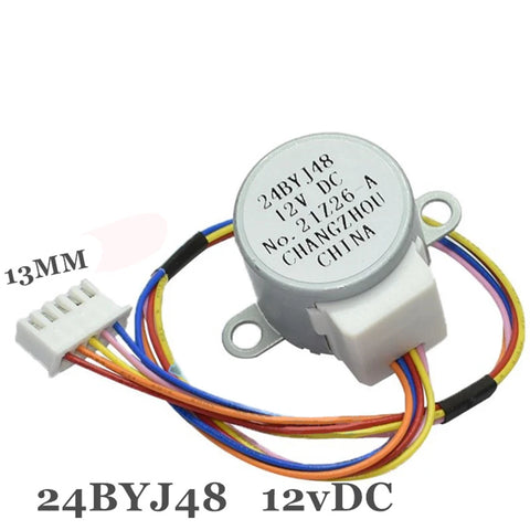 12V DC Stepping Motor 5-Line for Air Conditioner/Monitor, Swing Shaking Stepper with 22cm Cable