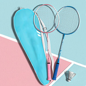 Lightweight Badminton Racket Set with Bag - Outdoor Sports Gear for Beginners