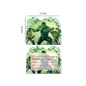 10-Pack Kids Spider Birthday Invitations Party Supplies