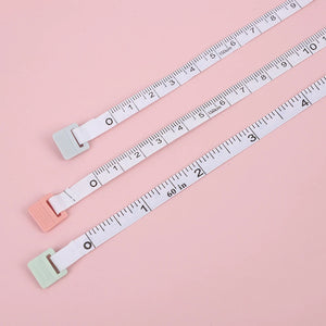 1.5m Portable Soft Tape Measure for Students, Sewing, Clothing, Auto Retract, Compact & Durable