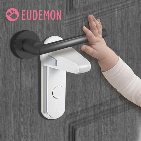 Childproof Door Lever & Knob Lock - Easy Install Baby Proofing for Home Safety