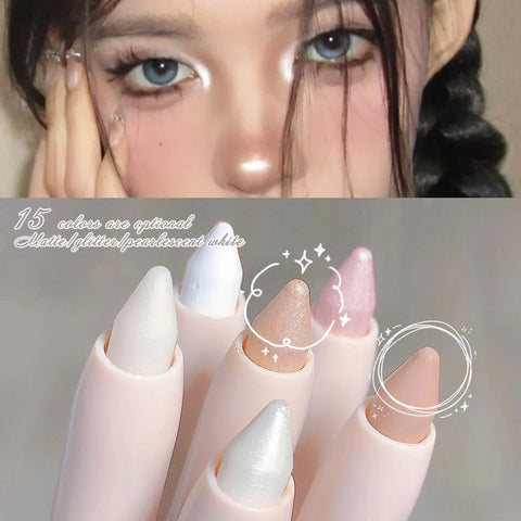 Dual-ended Shimmer Matte Eyeshadow Stick - Korean Beauty Essential