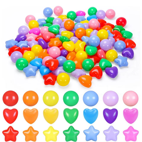 50-Pack BPA-Free Non-Toxic Play Balls for Kids' Pools & Party Fun