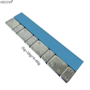 0.6kg Tire Balancing Blocks 5g/10g, Auto Steel Rim Hub Adhesive Weights