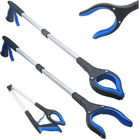Foldable 80cm Rotating Reacher Tool - Lightweight Grabber Pickup Aid