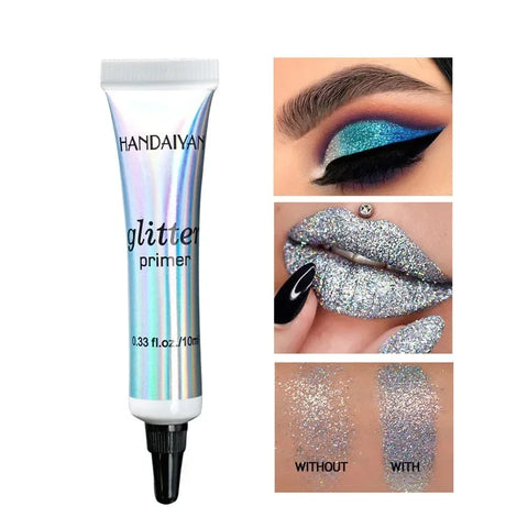 Glitter Eyeshadow Primer - Long-Lasting Base for Eye Makeup