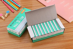 1000 Pcs Standard No. 12 Staples 24/6 for Office Binding and Stapler Use