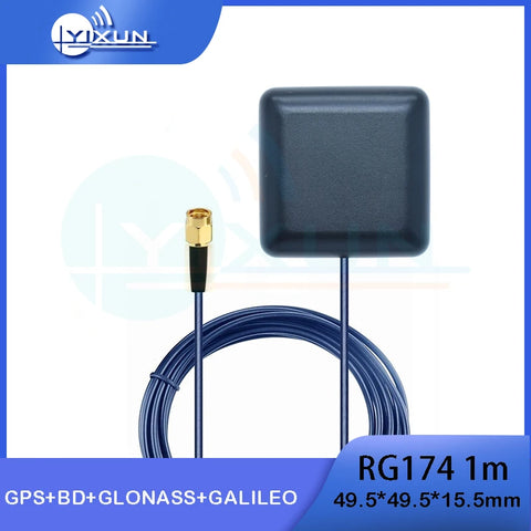 GNSS Antenna GPS GLONASS L1 G1 B1 Band Neo-M8N 42dBi Gain External SMA TNC BNC MMCX MCX Fakra Connector