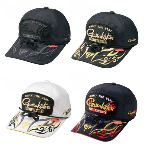 Breathable Snapback Fishing Cap with Clip, Adjustable Sunshade Hat for Outdoor Sports and Fishermen - GM-9841