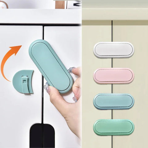 5/10 Pcs Child Safety Locks Baby-Proof Drawers Cabinets Anti-Pinch Latch Protection