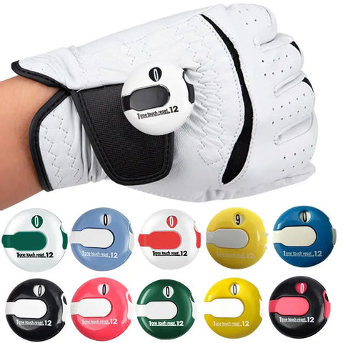 Golf Score Tracker, 12-Stroke Counter, Easy Reset, Clip-On