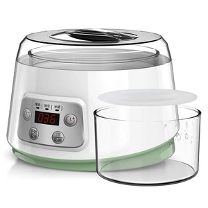1.3L Automatic 3-in-1 Yogurt, Rice Wine, Natto Maker with Glass Liner and Constant Temperature Control