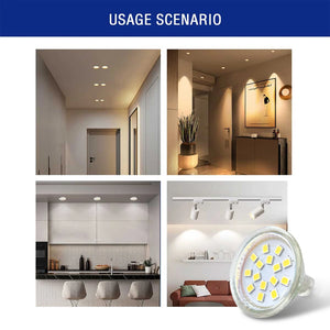 10-Pack MR11 LED Bulbs 5W AC12V No Flicker 120° 2835SMD GU4 Mini Spotlights – Halogen Replacement for Living Room