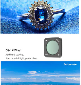 Camera Lens Filters for DJI Osmo Action 2: Aluminum UV, CPL, ND, NDPL, Night Filters Accessories