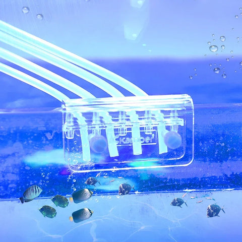 Aquarium Dosing Pump Holder 5-Slot Tubing Rack - Easy Setup