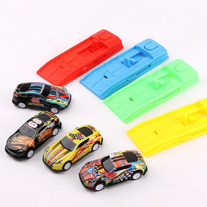 10-Pack Mini Diecast Toy Cars Set - Kids Vehicles, Party Favors, Collectibles