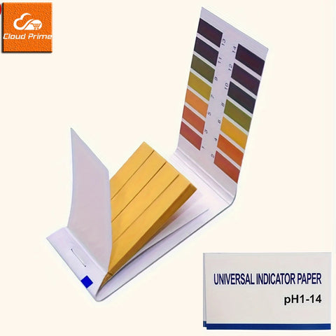 80-Pack pH Test Strips 1-14: Water & Soil Litmus Indicator Paper