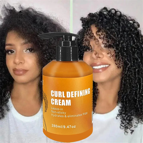 Curl-Defining Hair Cream with Argan Oil for Shine & Hydration for Curly/Wavy Hair
