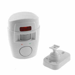 Wireless Motion Sensor Alarm Security System Remote-Controlled for Home Garage Indoor Outdoor
