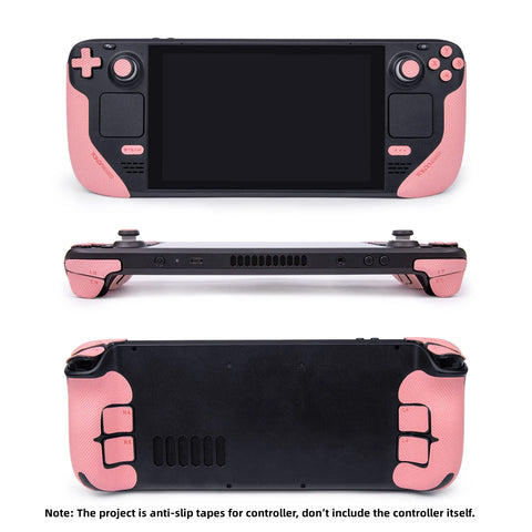 Controller Grip Tape for Steam Deck - Anti-Slip, Anti-Sweat (Light Pink)