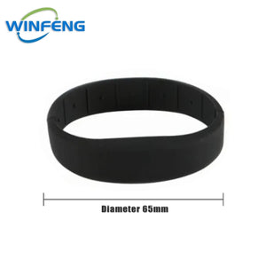 10-Pack 125kHz RFID Silicone Wristbands Waterproof TK4100 EM4100 Proximity Bracelets for Men & Women Swimming Pool