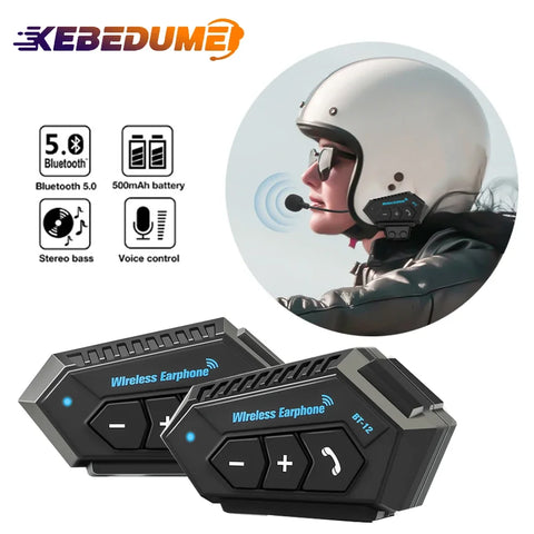 Bluetooth Motorcycle Helmet Headset Wireless Handsfree Stereo Speaker for Motocross