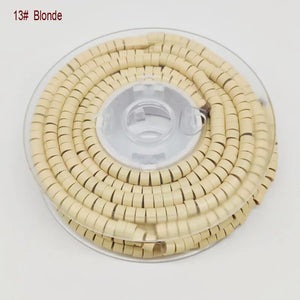 1000pcs 5.0mm Silicone Aluminum Micro Rings Hair Extension Beads with Loop Hook and Plier Tool Kit