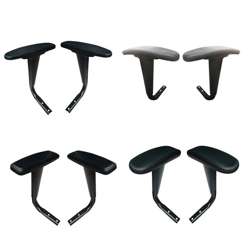 2x Smooth Reusable Chair Armrest Pairs for Office, Gaming, Computer Chairs Replacement