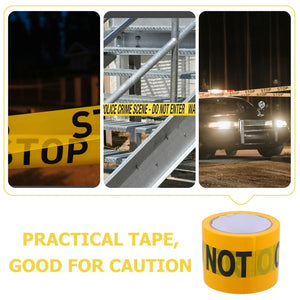100m No Entry Warning Tape - Caution Do Not Enter Safety Barrier for Props