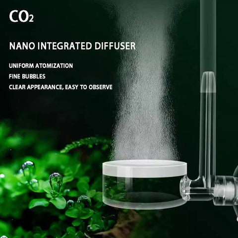 Aquarium CO2 Diffuser Kit with Pressure Valve & Nano System for Plant Growth