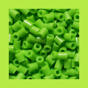 1000pcs 5mm Green Fuse Beads for Kids Pixel Art & DIY Crafts