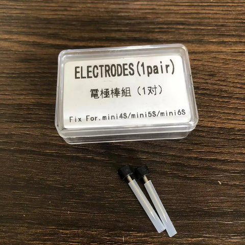 1 Pair Electrodes for Mini Fiber Fusion Splicer 4S 5C 5S 6S Welding Machine - Free Shipping