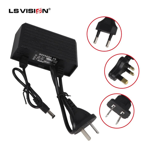 12V 2A CCTV Power Supply Adapter, AC 110-240V to DC, EU/US/UK/AU Plug for Home Security Camera