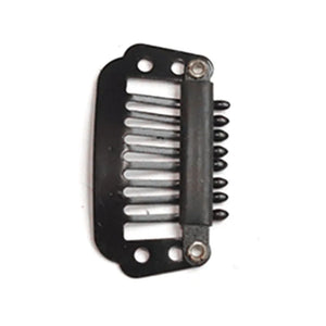 100pcs Black Brown Wig Clips 2.3cm-3.6cm Snap Clips for Hair Extensions & Wefts Hairpins Styling Tools