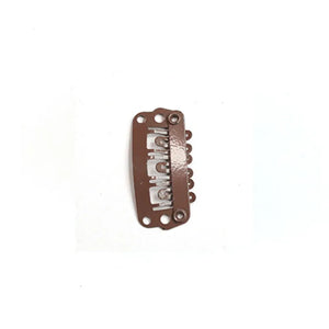 100pcs Black Brown Wig Clips 2.3cm-3.6cm Snap Clips for Hair Extensions & Wefts Hairpins Styling Tools