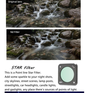 Camera Lens Filters for DJI Osmo Action 2: Aluminum UV, CPL, ND, NDPL, Night Filters Accessories
