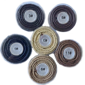 1000pcs 5.0mm Silicone Aluminum Micro Rings Hair Extension Beads with Loop Hook and Plier Tool Kit