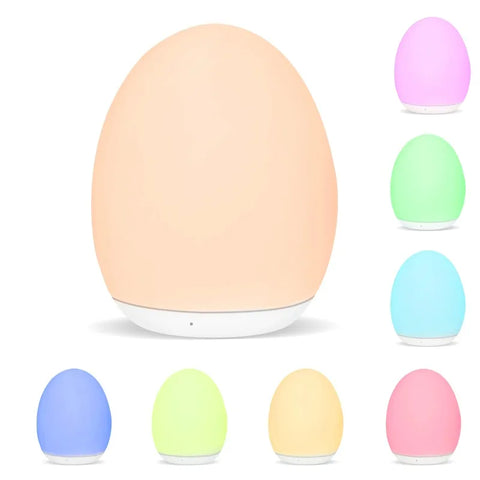 Dimmable LED Bedside Lamp Rechargeable Night Light Warm White Baby Nursery Sleep Lamp