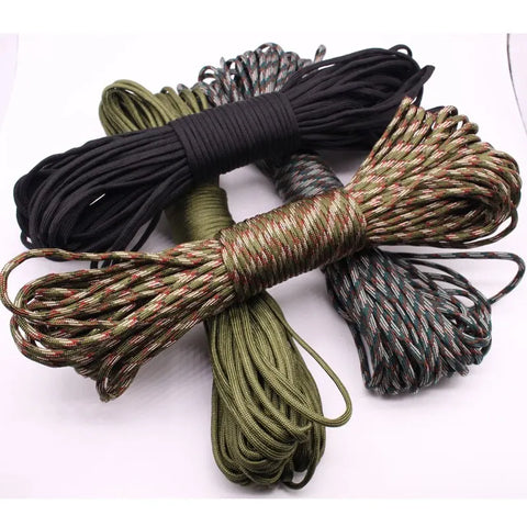 30m Paracord Rope for Camping, Survival Gear, Outdoor Tent Lanyard