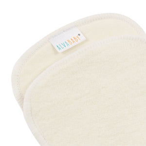 10-Pack Hemp Cloth Diaper Inserts, Reusable & Washable, 4-Layer Absorption