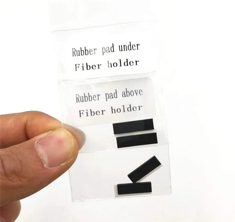 4pcs Fiber Fusion Splicer Holder Rubber Pads 60s 60r 70s 80s 62s 19s Gaskets Set